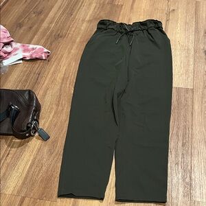 lululemon athletica green Olive Jeggings